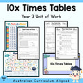 10x Times Tables Unit - Year 3