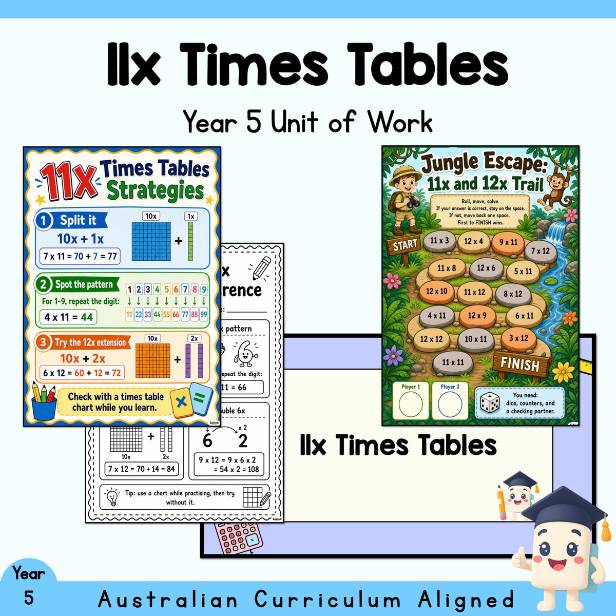 Year 5 11x Times Tables Unit