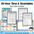 24-Hour Time & Timetables Year 6 Unit