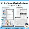 24-Hour Time and Timetables – Year 6 — cover