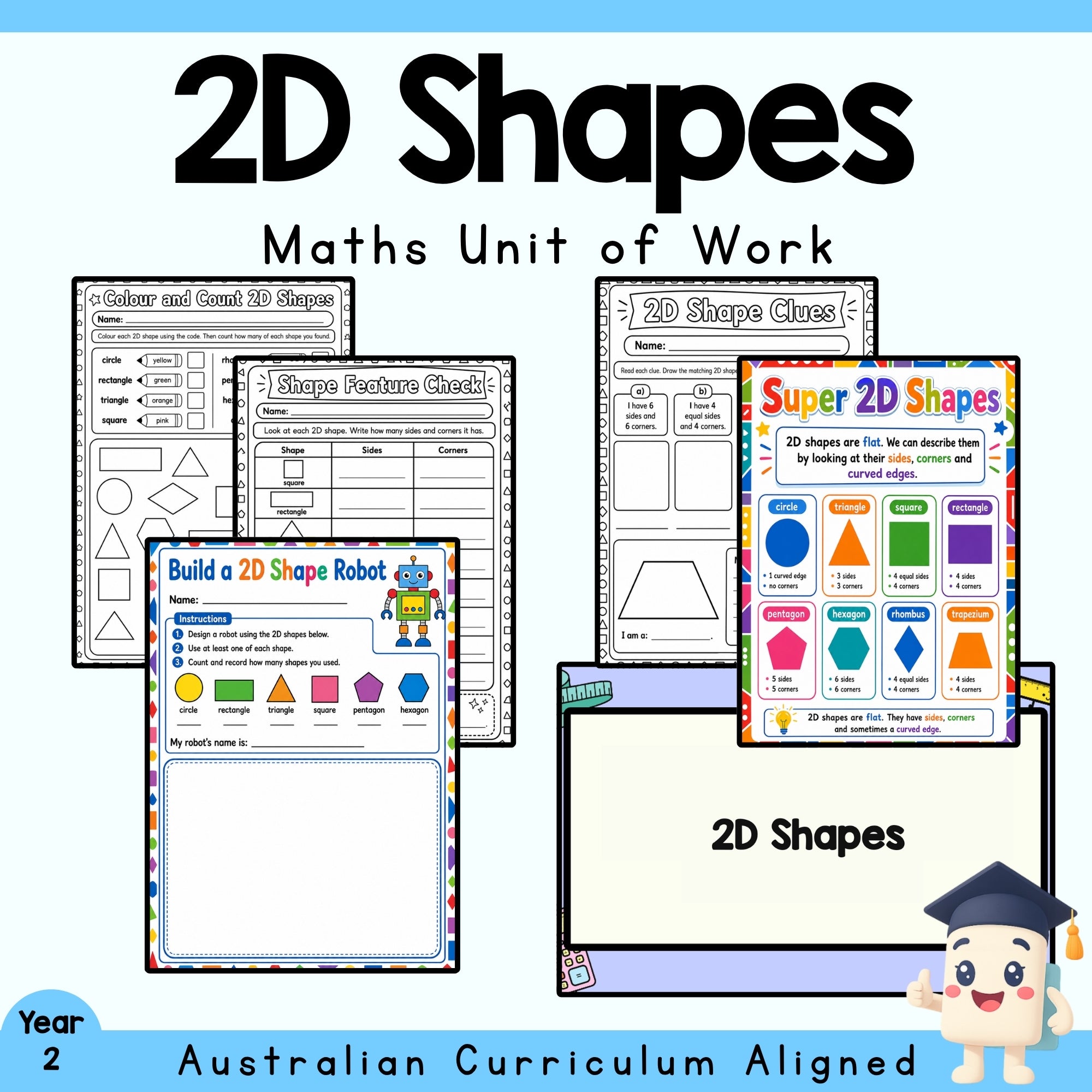 2D Shapes Year 2 Unit