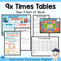 9x Times Tables – Year 4 Maths Unit