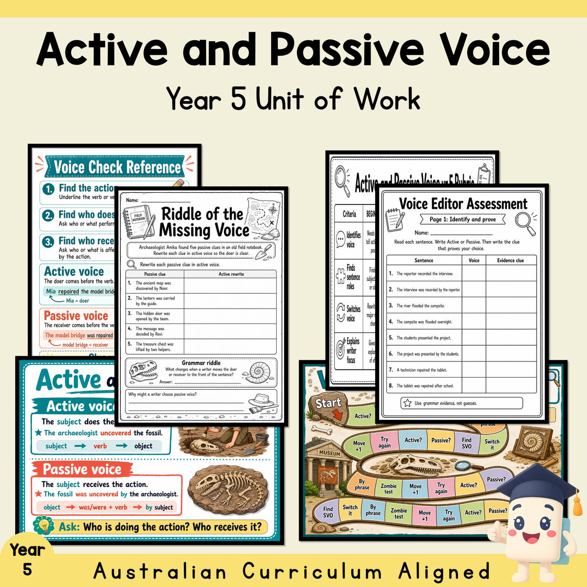 Active and Passive Voice Year 5 Unit