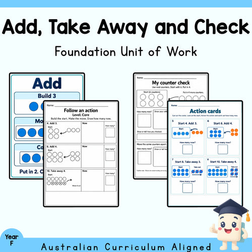 Add, Take Away and Check - Foundation — cover