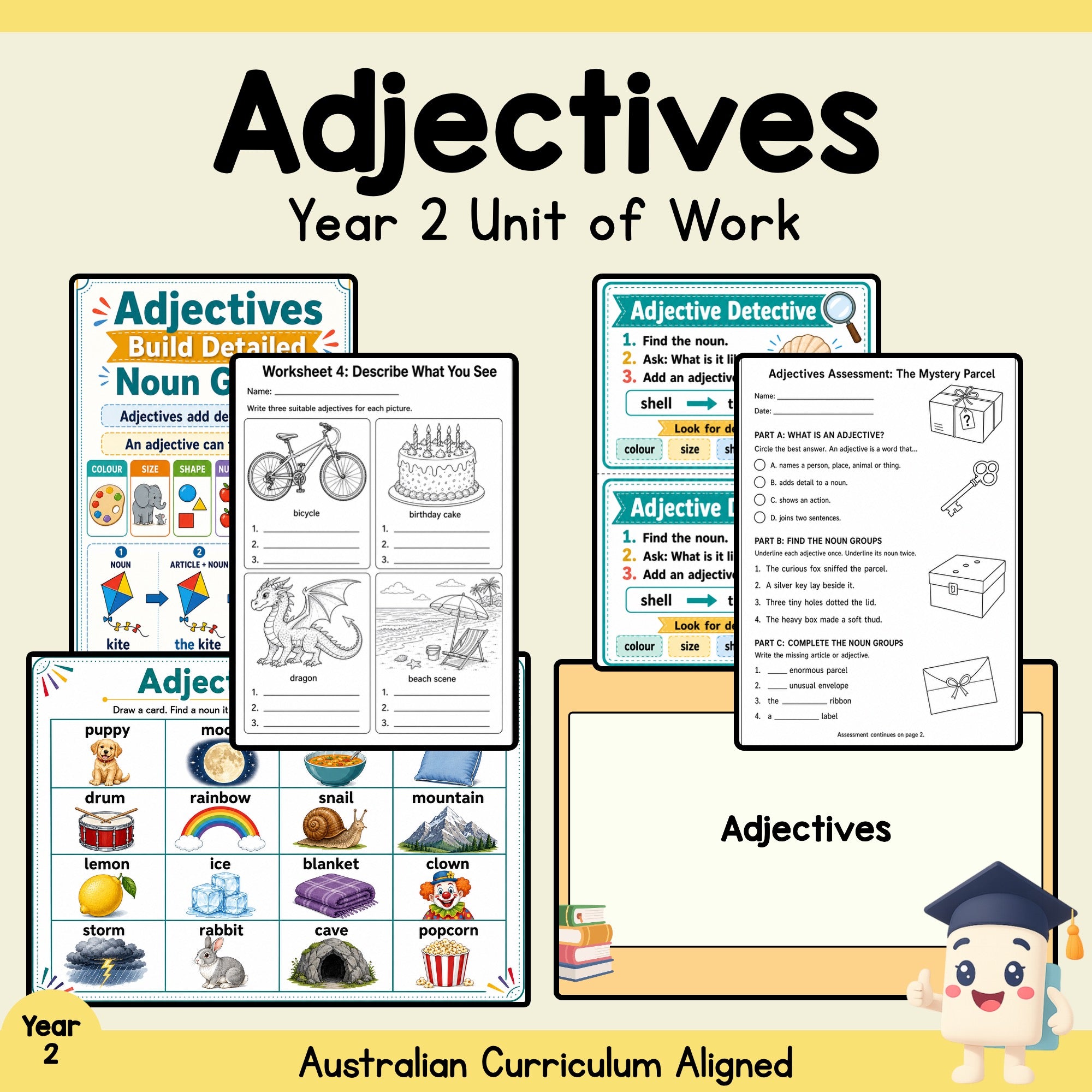 Adjectives – Year 2