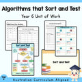 Algorithms that Sort and Test - Year 6 — cover
