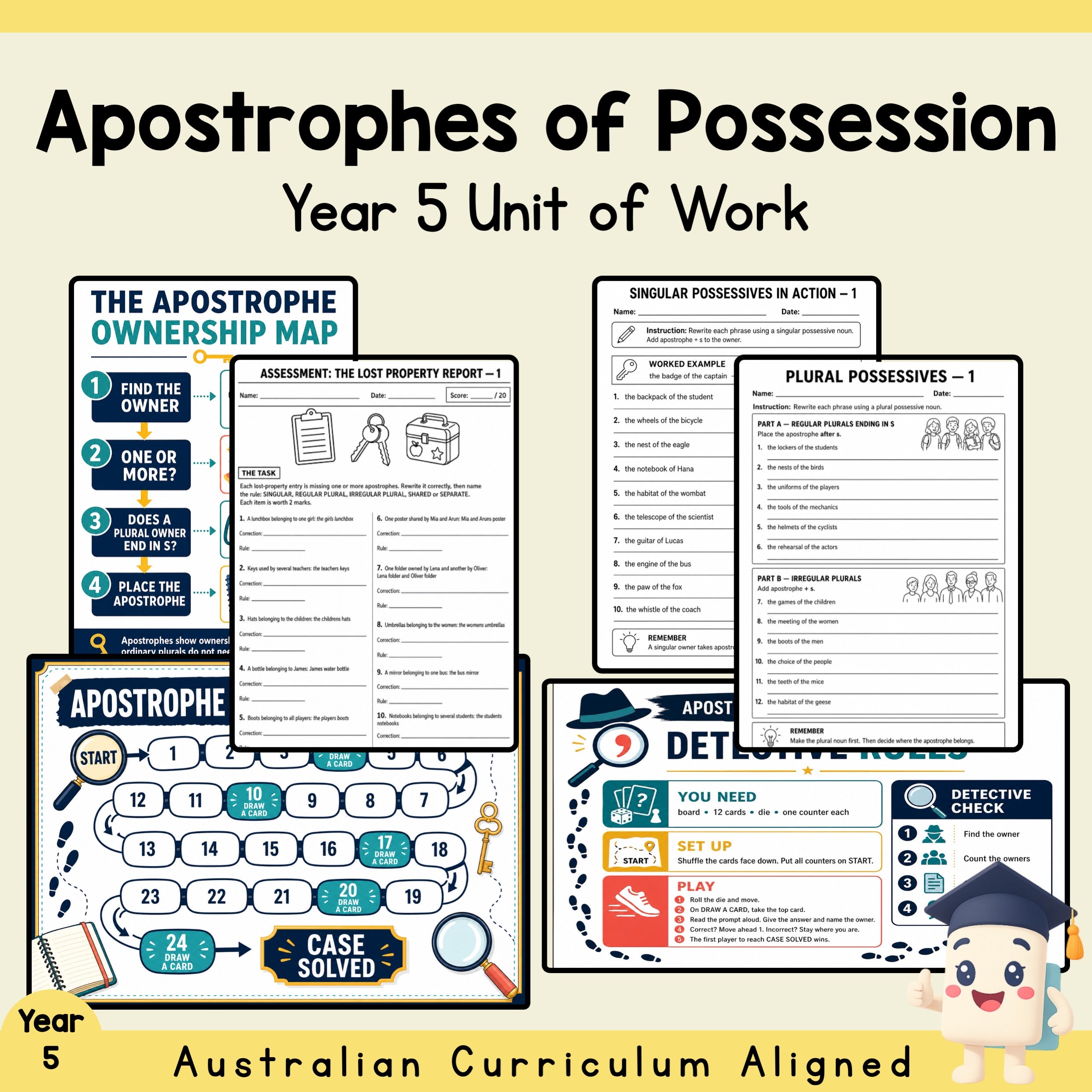 Apostrophes of Possession Year 5
