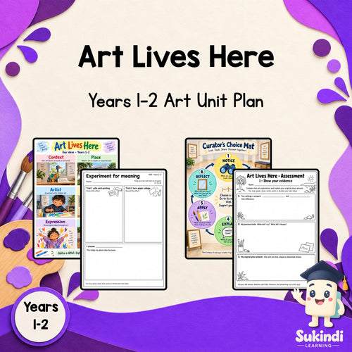 Art Lives Here - Years 1–2 — cover