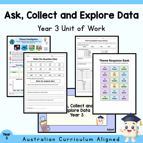 Ask, Collect and Explore Data - Year 3 — cover