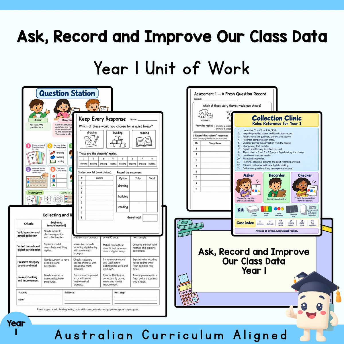Ask, Record and Improve Our Class Data - Year 1 — cover