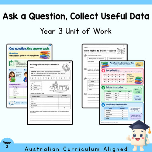 Ask a Question, Collect Useful Data – Year 3 — cover