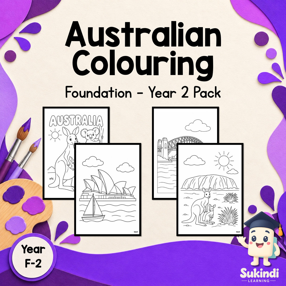 Australian Colouring - Foundation - Year 2 — cover