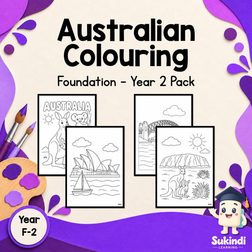 Australian Colouring - Foundation - Year 2 — cover