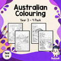 Australian Colouring - Years 3-4 — cover