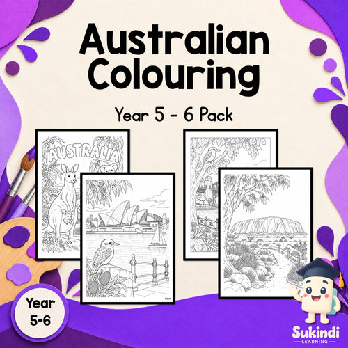 Australian Colouring - Years 5-6 — cover