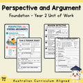 Perspective and Argument Unit – Foundation–Year 2