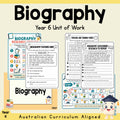 Biography Unit – Year 6