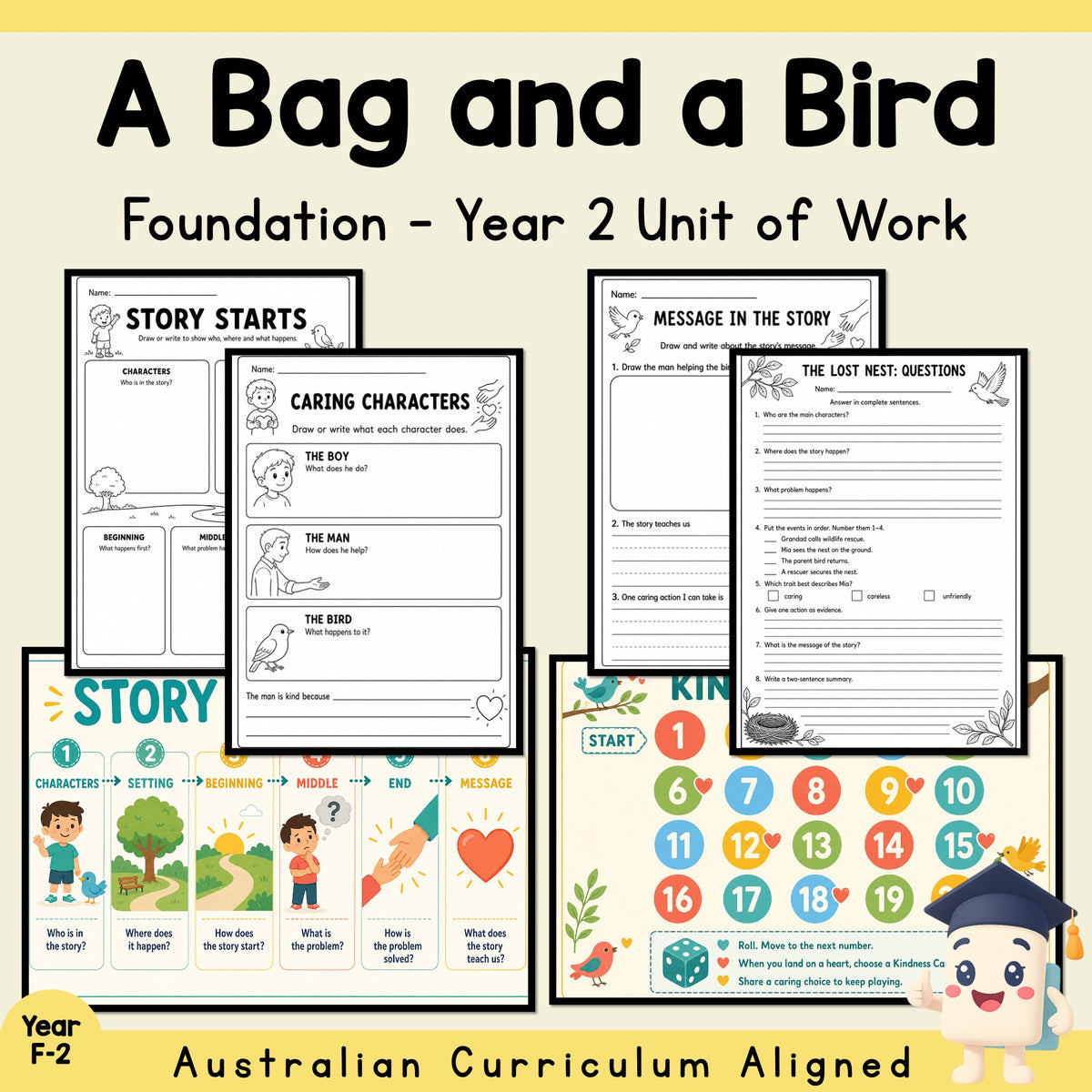 A Bag and a Bird Book Study – Foundation-Year 2