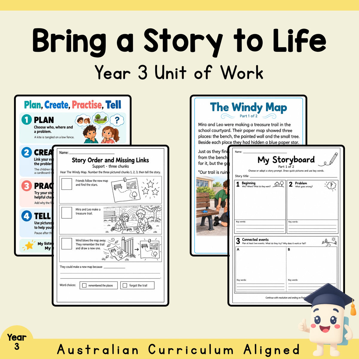 Bring a Story to Life - Year 3 — cover