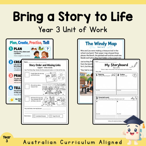 Bring a Story to Life - Year 3 — cover