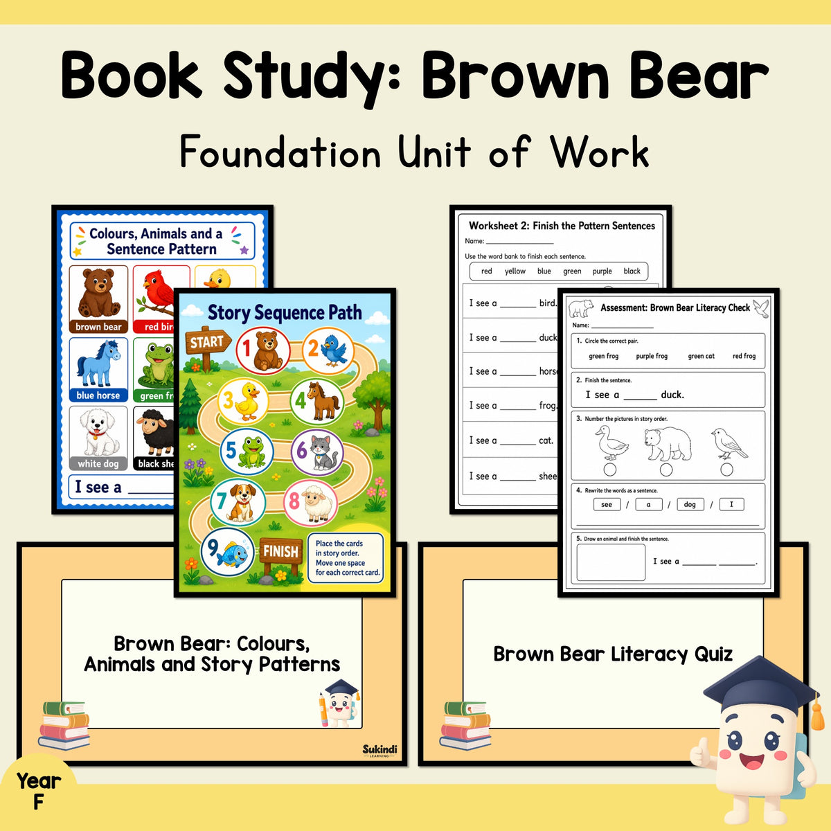 Brown Bear Literacy Unit - Foundation