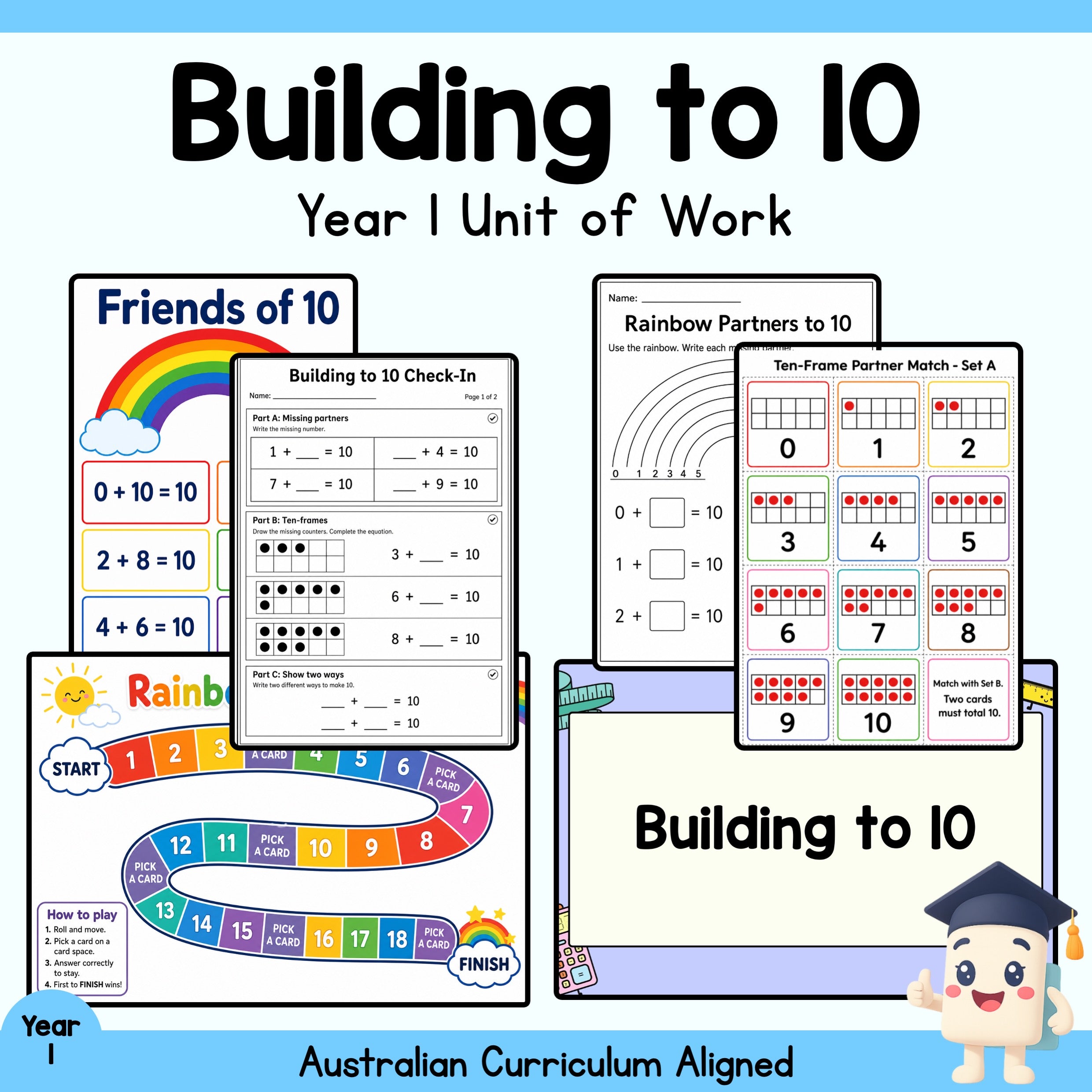 Building to 10 Year 1 Maths Unit