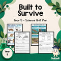 Built to Survive — Year 5 Science — cover
