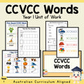 Year 1 CCVCC Words Unit