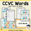 CCVC Words Unit Plan – Year 1