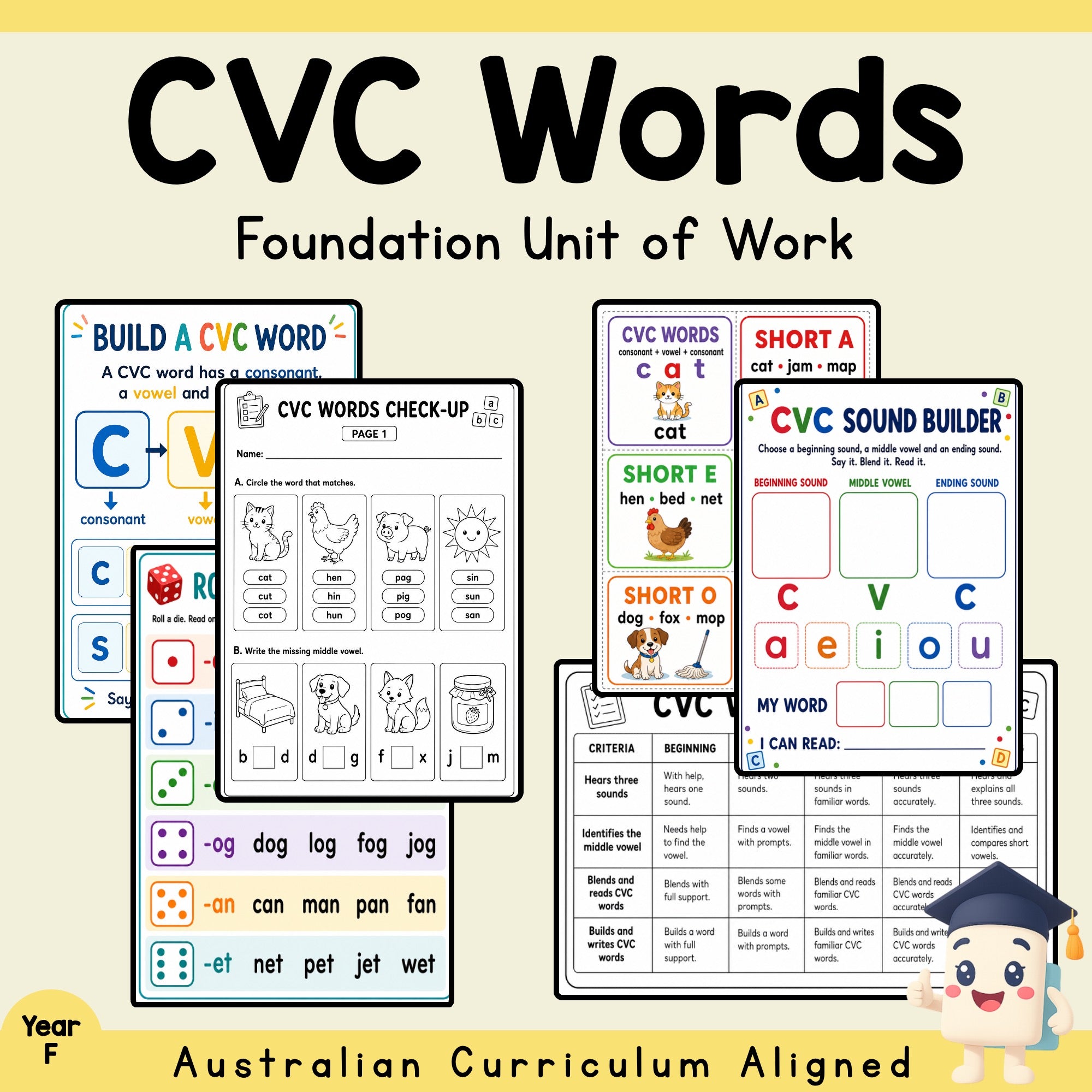 CVC Words Foundation Unit