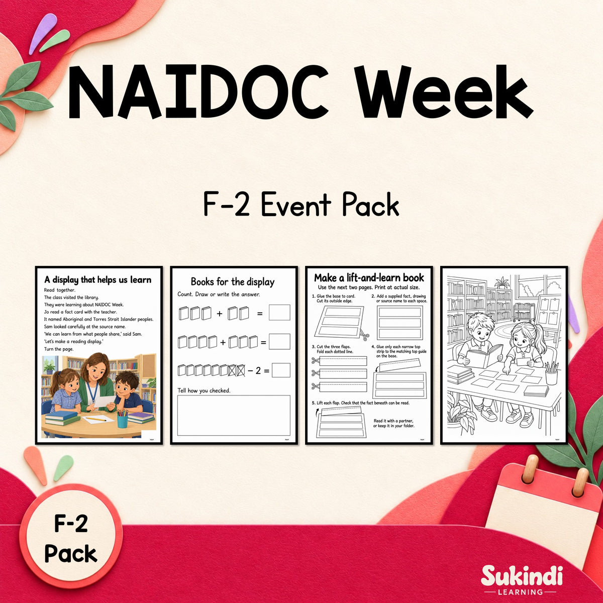 NAIDOC Week Foundation to Year 2 Activity Pack — cover