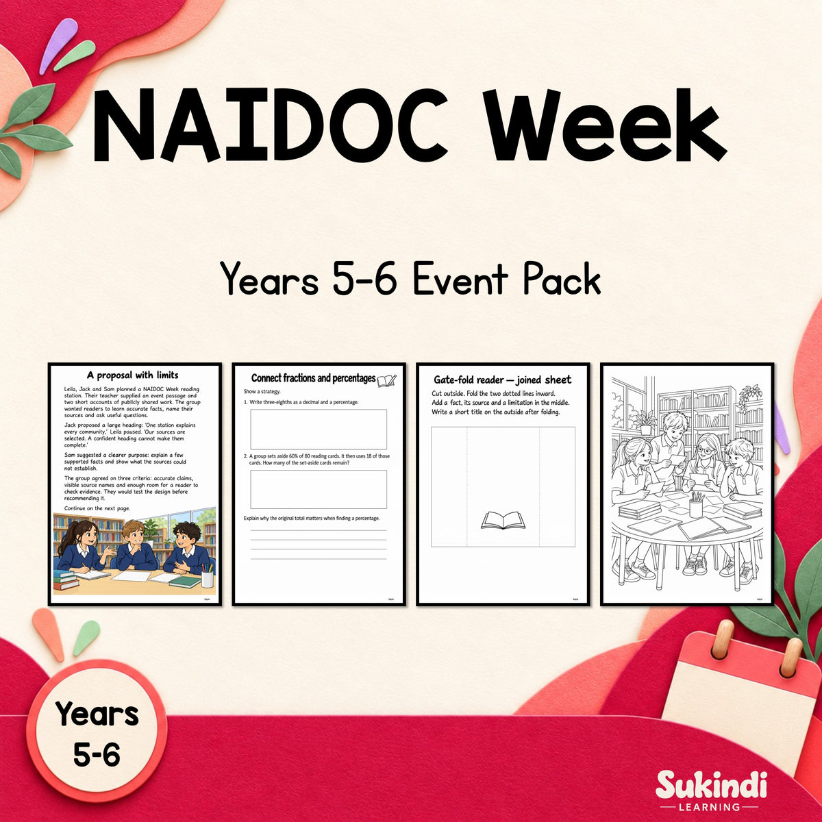NAIDOC Week Years 5–6 Activity Pack — cover