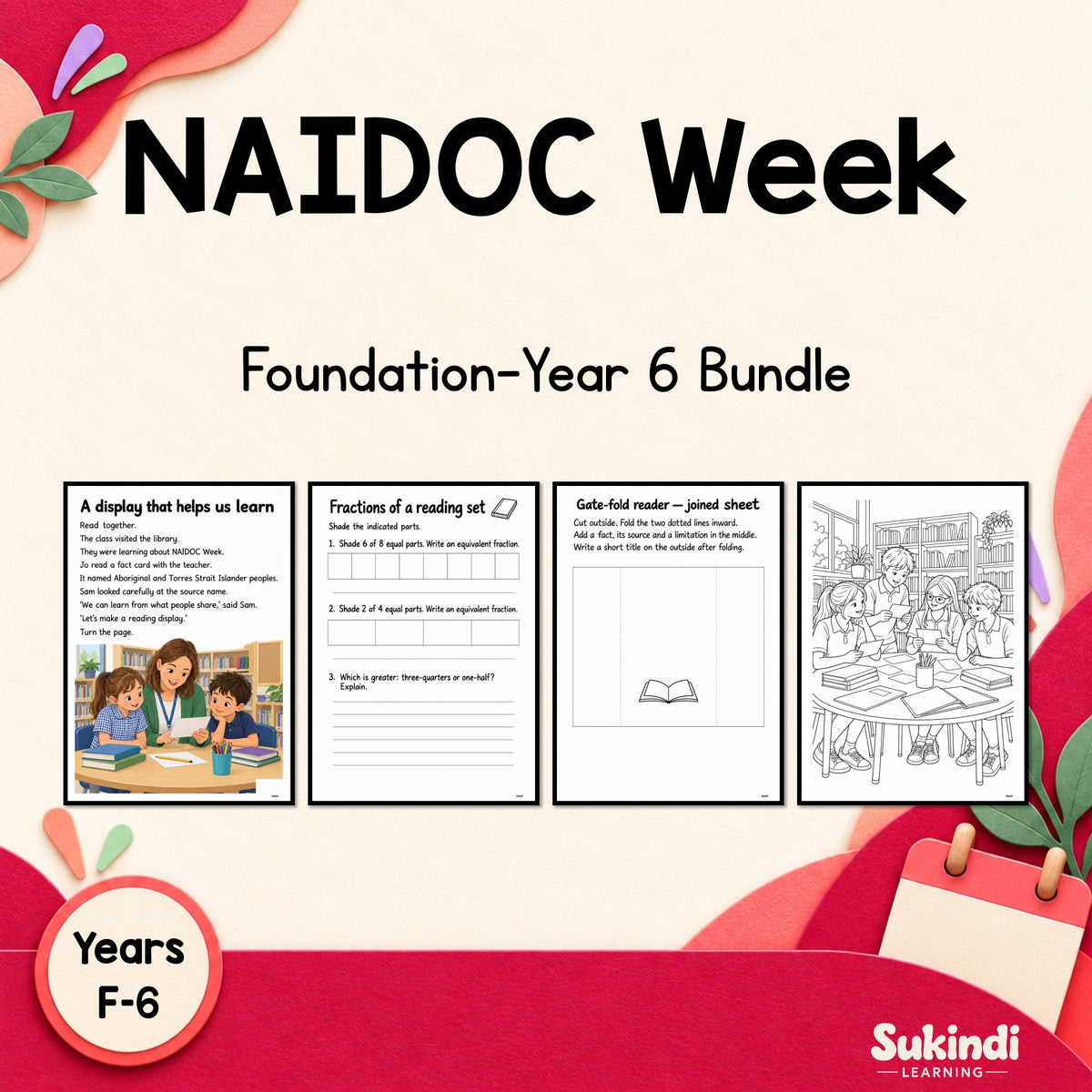 NAIDOC Week Foundation–Year 6 Activity Pack Bundle — cover