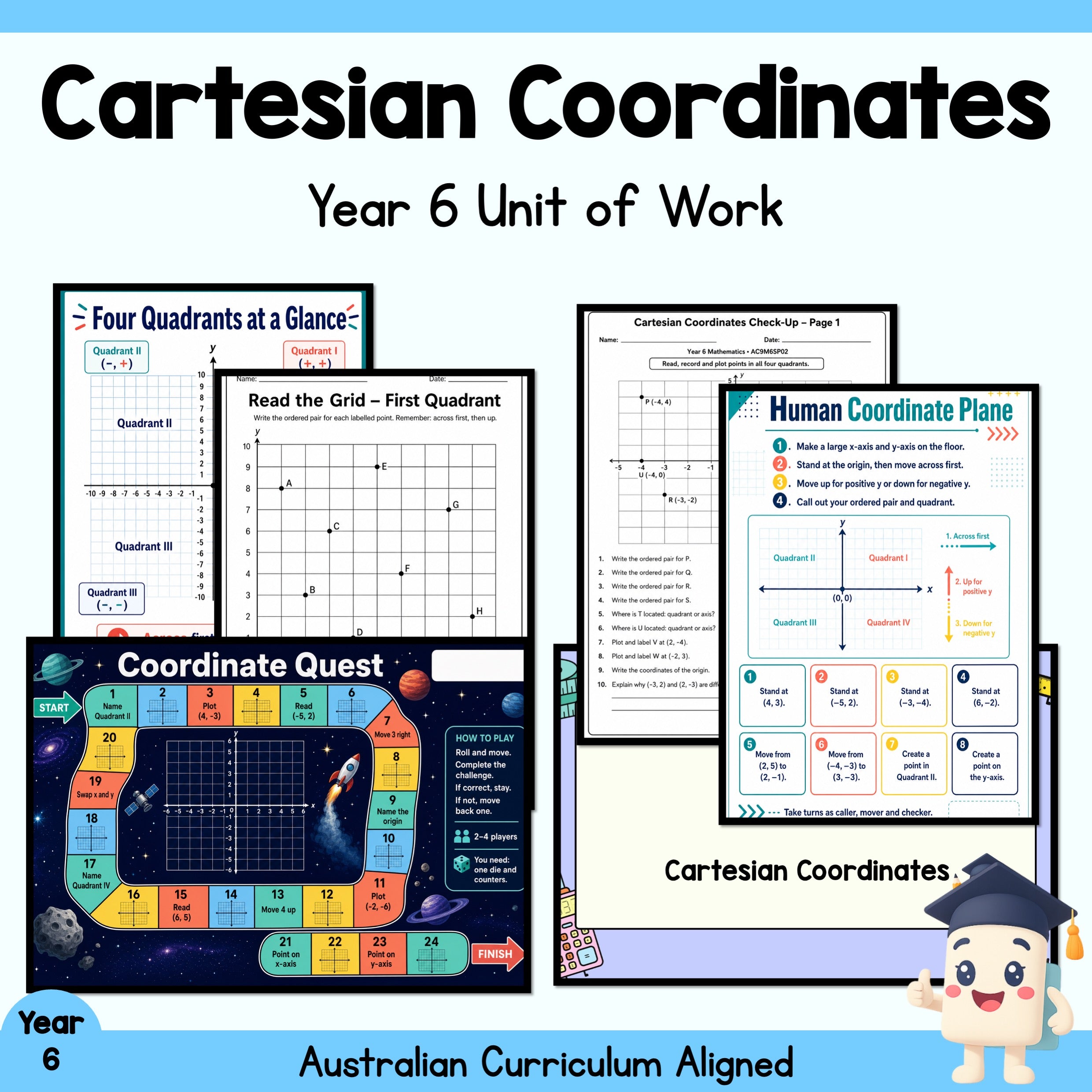 Cartesian Coordinates Year 6 Unit