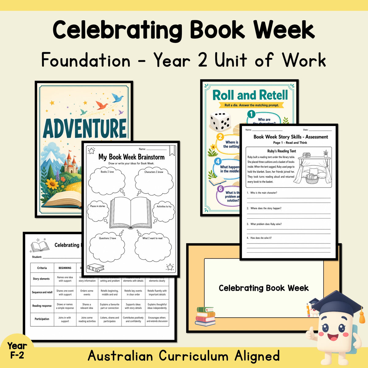 Celebrating Book Week Unit — Foundation to Year 2