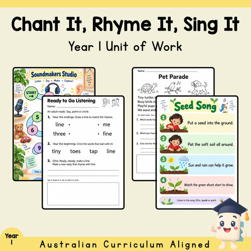 Chant It, Rhyme It, Sing It - Year 1 — cover