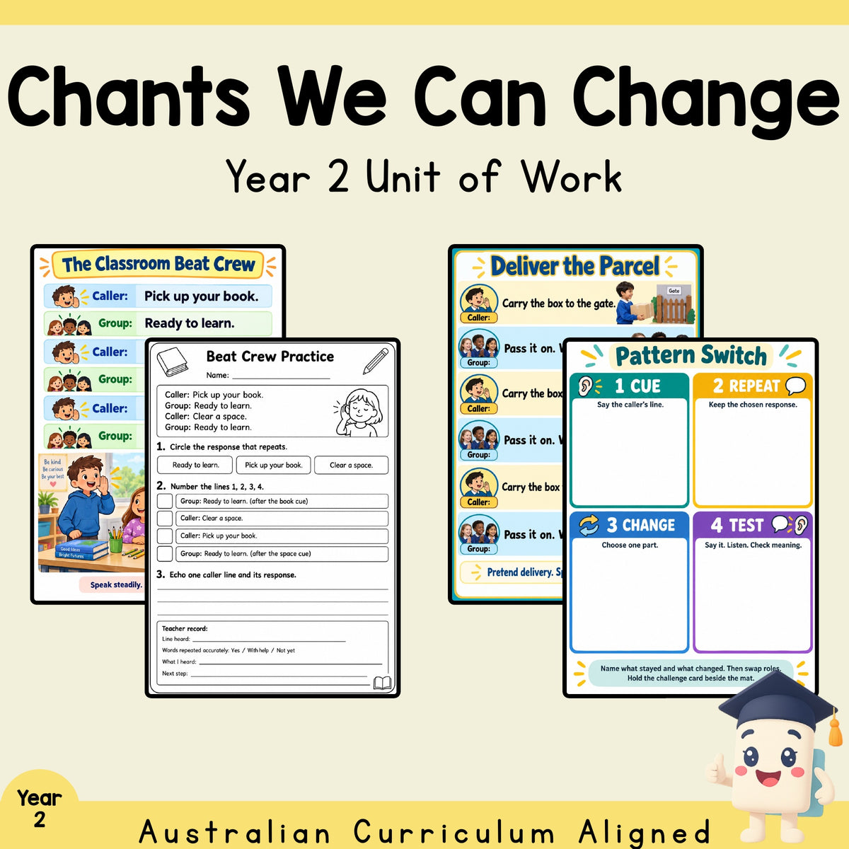 Chants We Can Change - Year 2 — cover