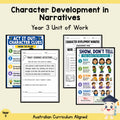 Character Development in Narratives - Year 3