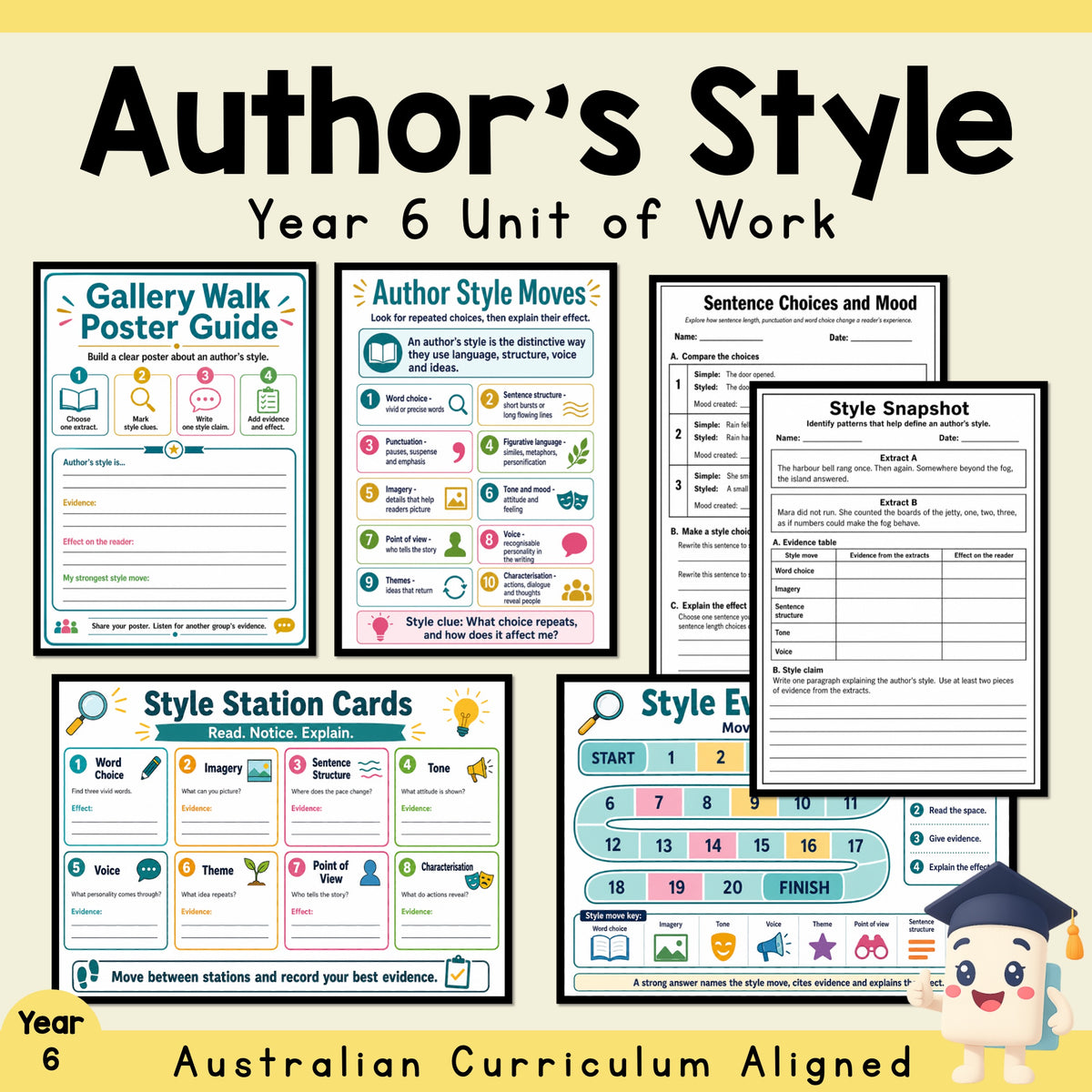 Year 6 Author's Style Unit