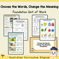Choose the Words, Change the Meaning - Foundation — cover