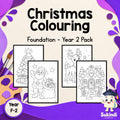 Christmas Colouring - Foundation - Year 2 — cover