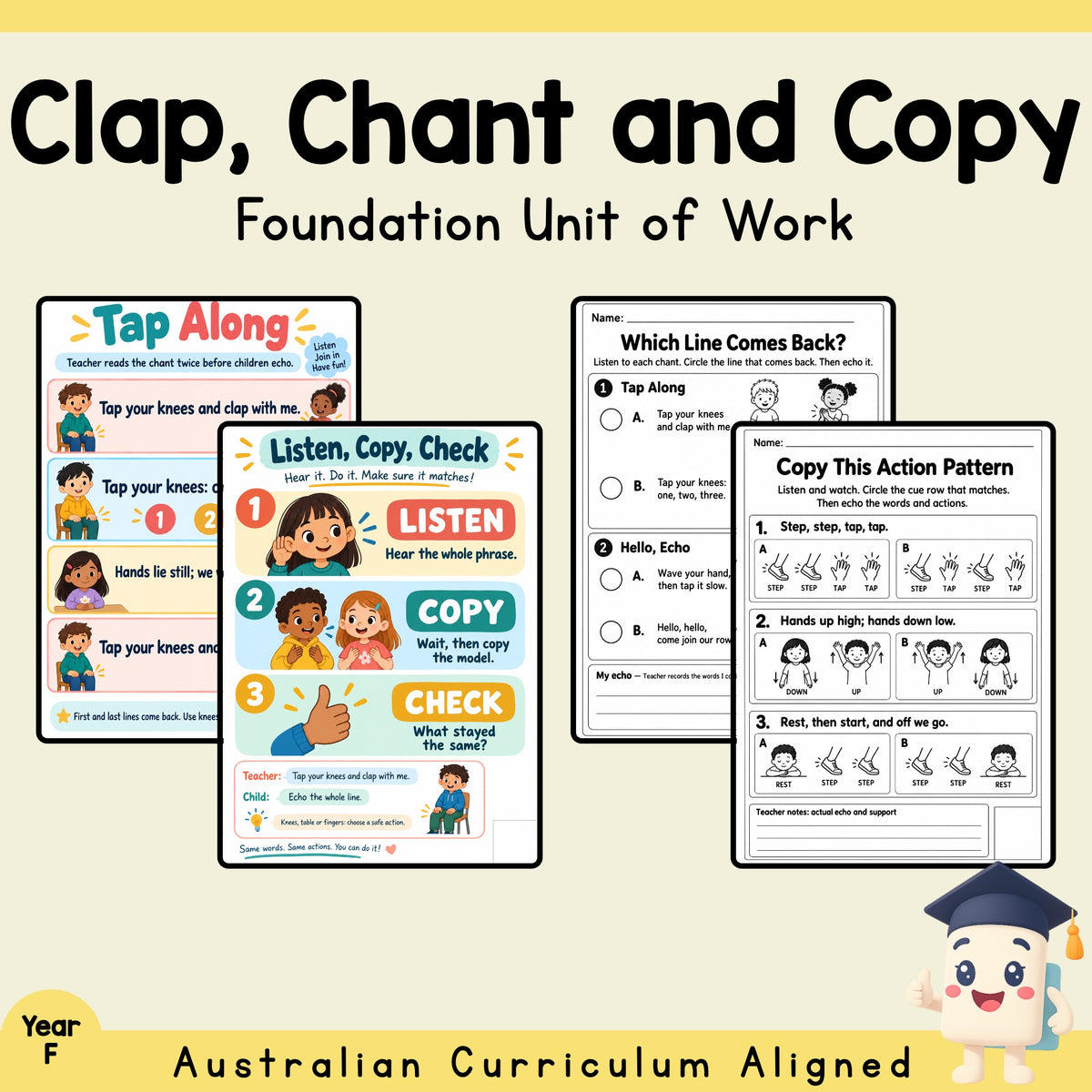 Clap, Chant and Copy - Foundation — cover