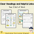 Clear Headings and Helpful Links - Year 3 — cover