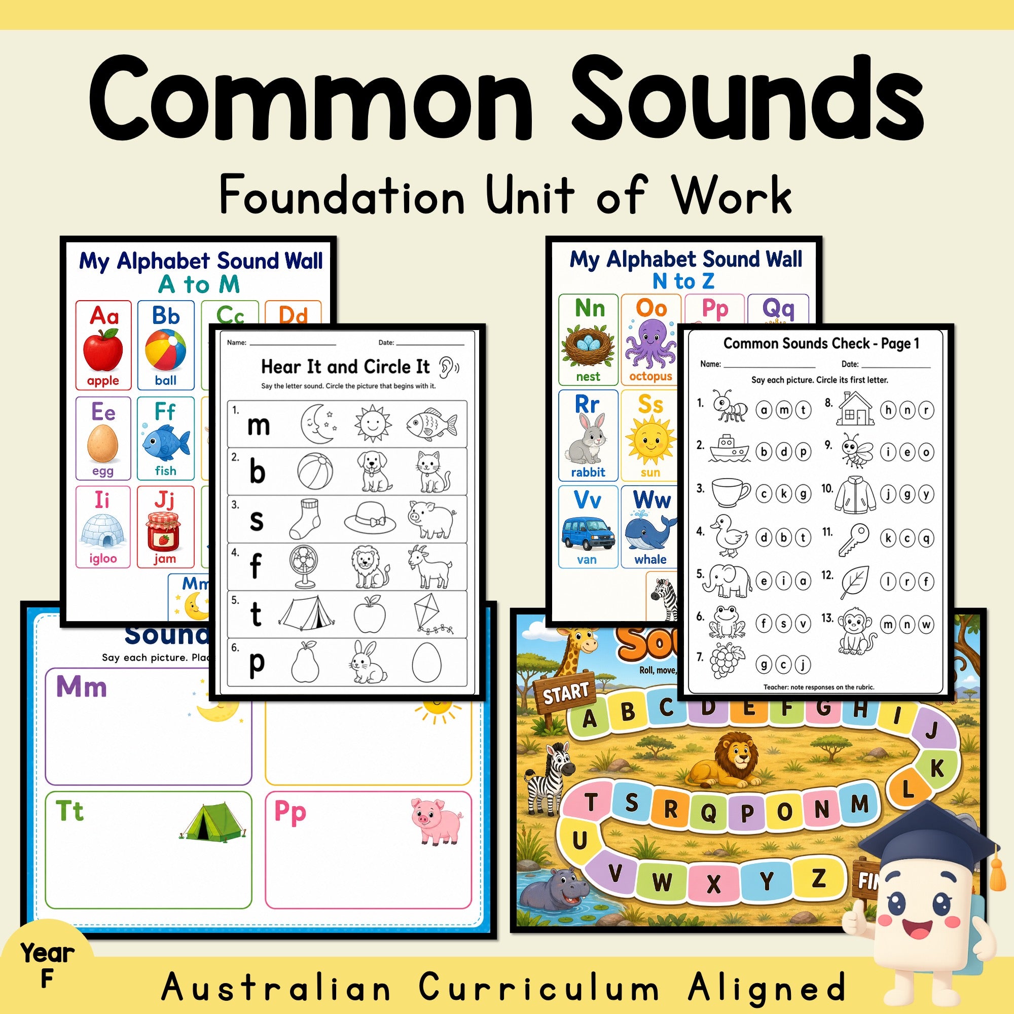 Common Sounds — Foundation Unit Plan