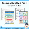 Compare Durations Fairly — Year 3 Maths Unit — cover
