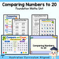 Foundation Comparing Numbers to 20 Unit | Worksheets, Games & Assessment