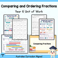 Comparing and Ordering Fractions – Year 6