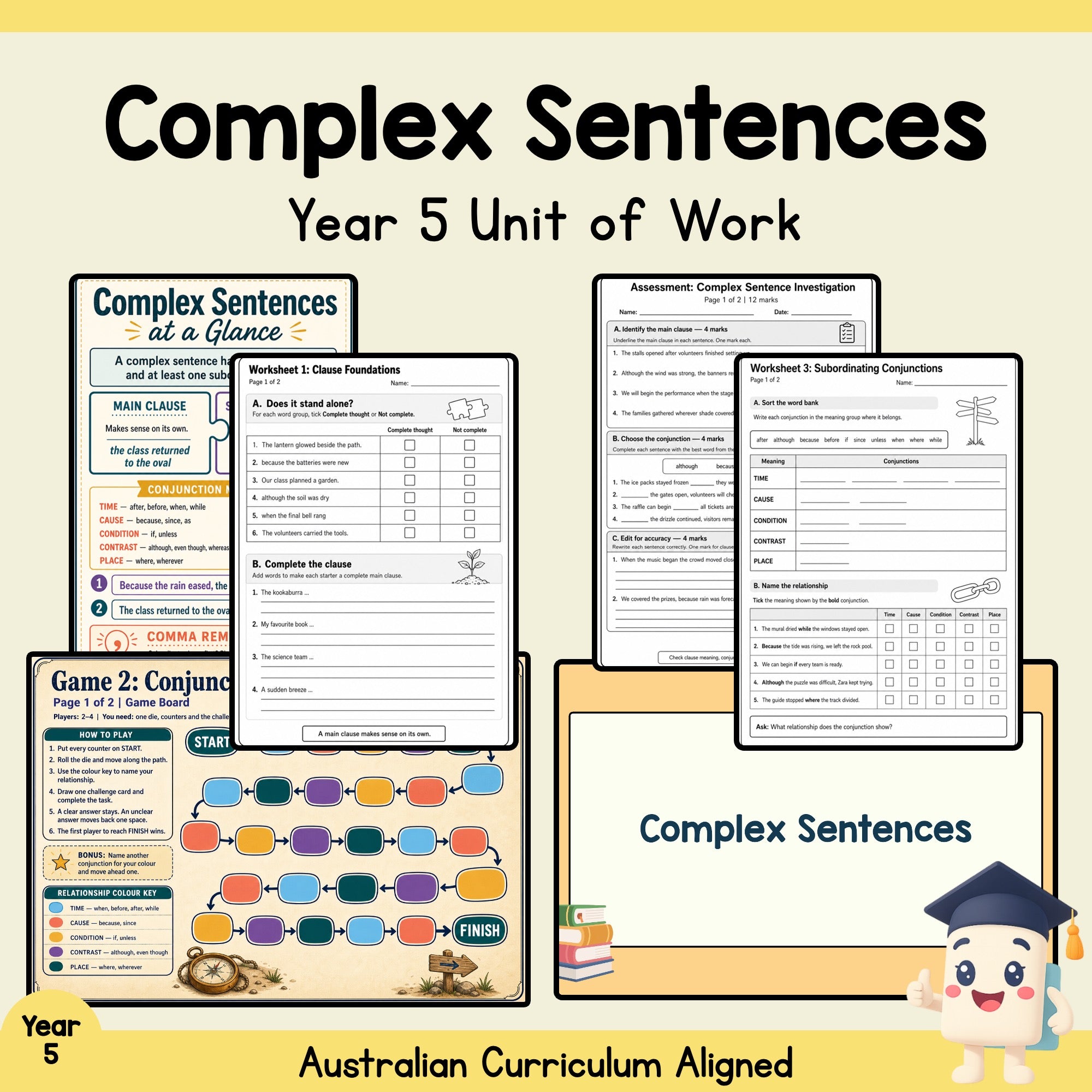 Complex Sentences - Year 5