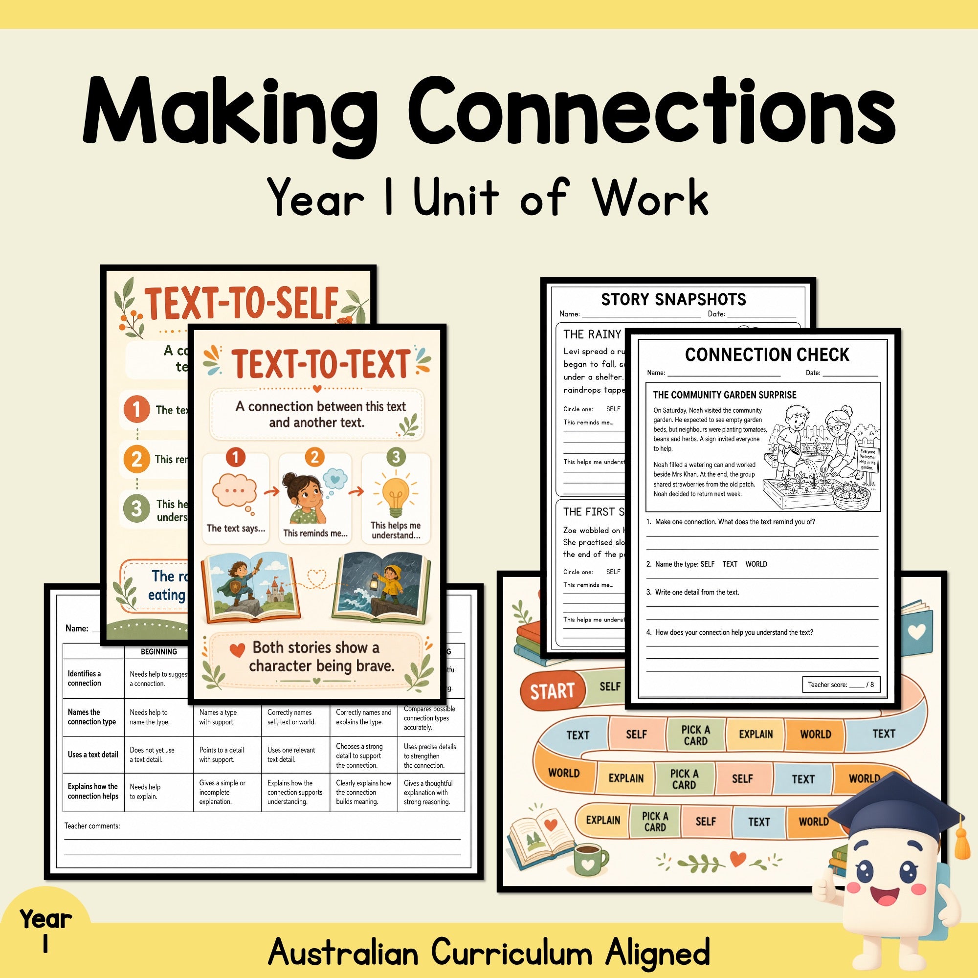 Year 1 Making Connections Unit