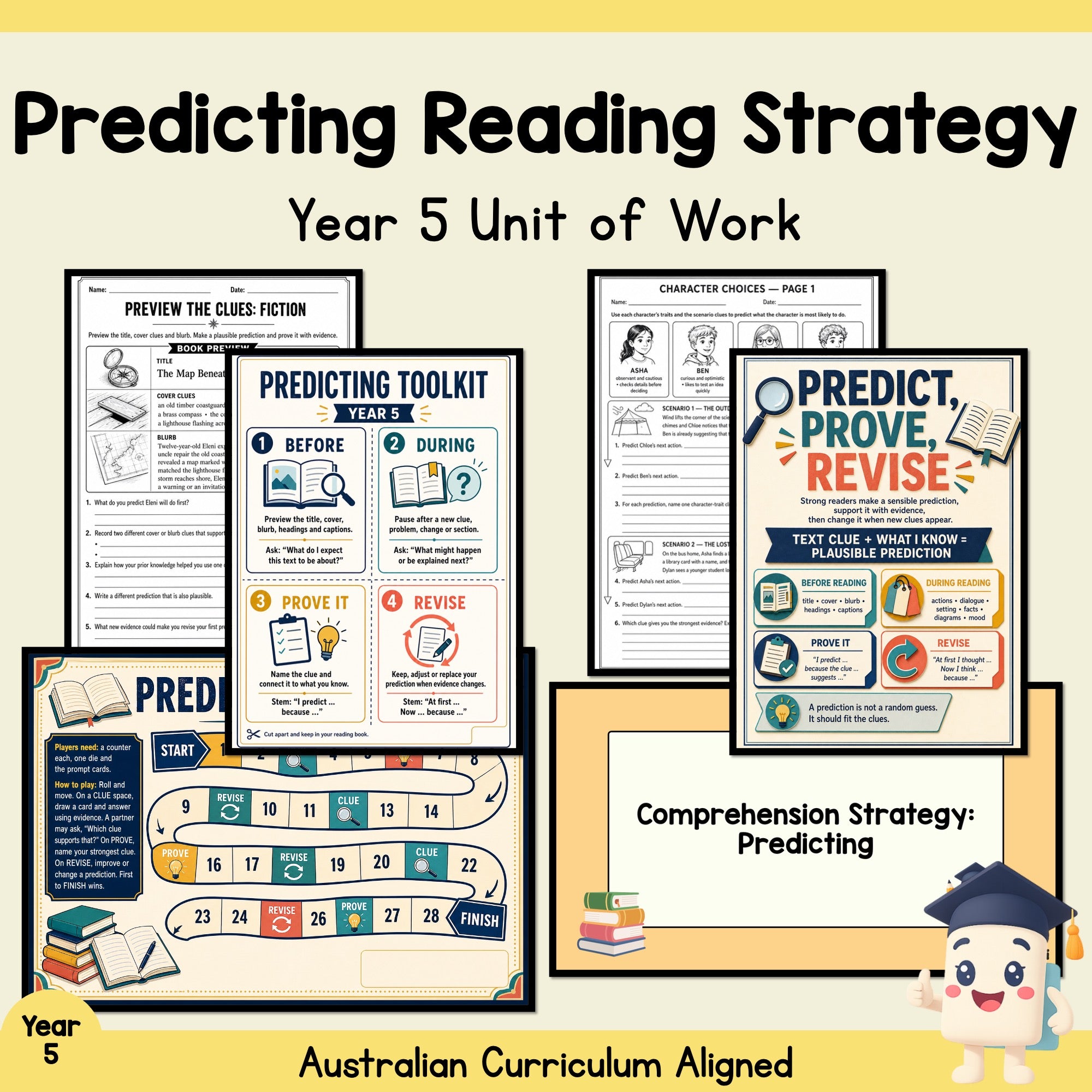 Predicting Reading Strategy – Year 5